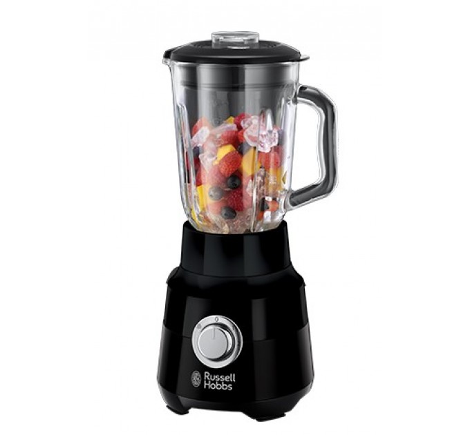 Блендер Russell Hobbs стационарный Matte Black 650Вт, чаша-1500мл, черный
