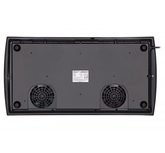 Плитка настольная ARDESTO индукционная, конф. - 2 на 1.3кВт и 1.6кВт вертик., управл. - сенсорное, таймер, черный