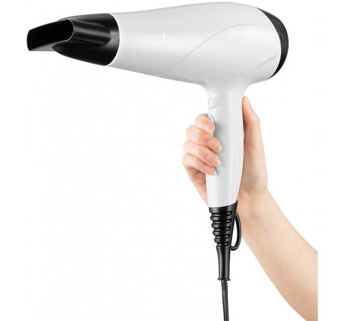 Фен Remington Ionic Dry, 2200Вт, режимов-3,турмалиновая иониз-я, хол. обдув, белый