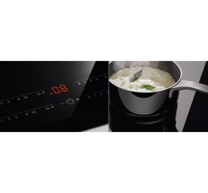 Варочная поверхность Electrolux индукционная, 71см, расширенная зона, Hob2Hood, черный