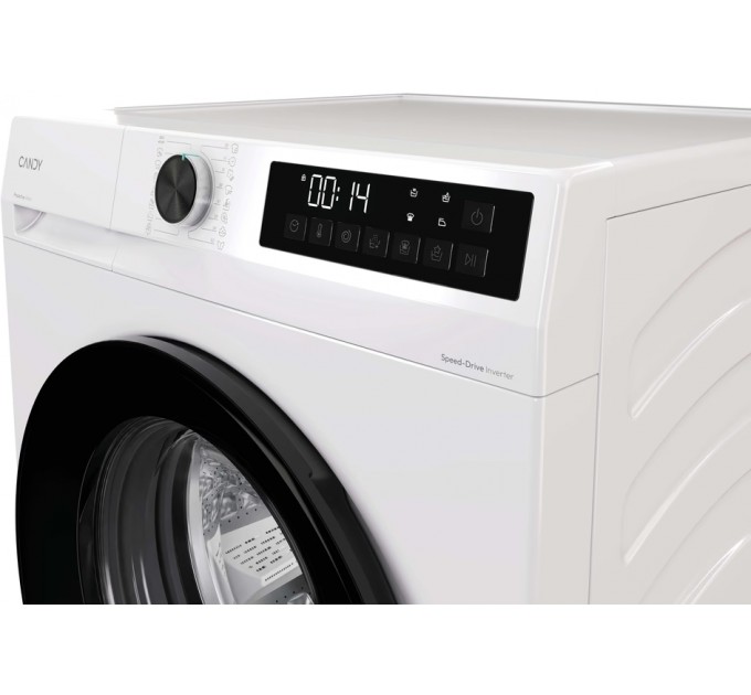 Стиральная машина Candy фронтальная, 8кг, 1400, A+++, 59см, дисплей, пар, инвертор, белый