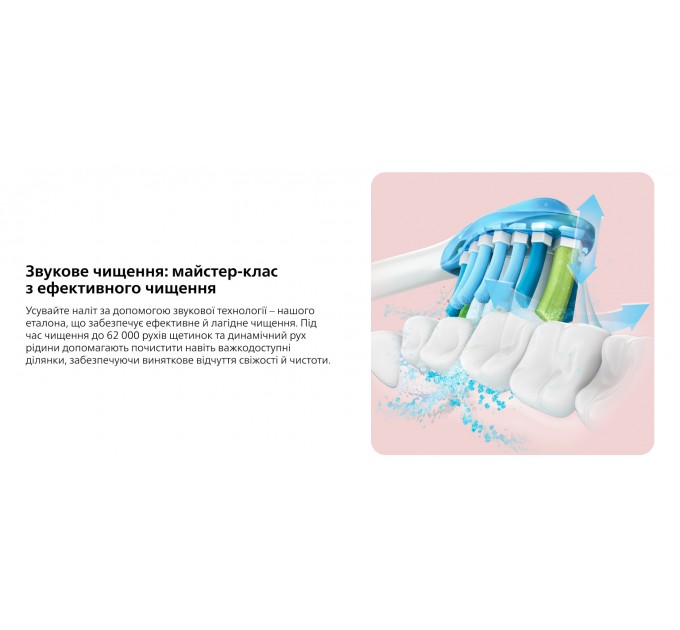 Щітка зубна електр. Philips, Sonicare DiamondClean Prestige 9900, 62т. колив/хв, насадок-1, SenseIQ, зарядний чохол, рожевий