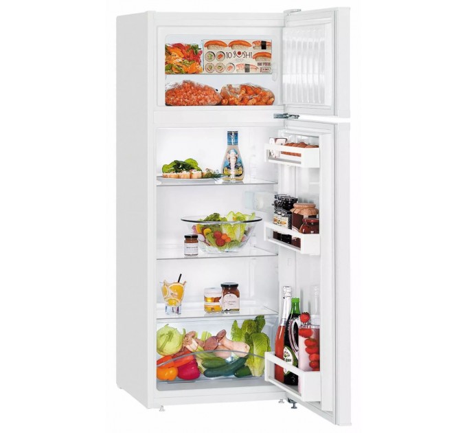 Холодильник Liebherr с верхн. мороз., 140x55x63, холод.отд.-189л, мороз.отд.- 44л, 2 дв., A+, ST, белый