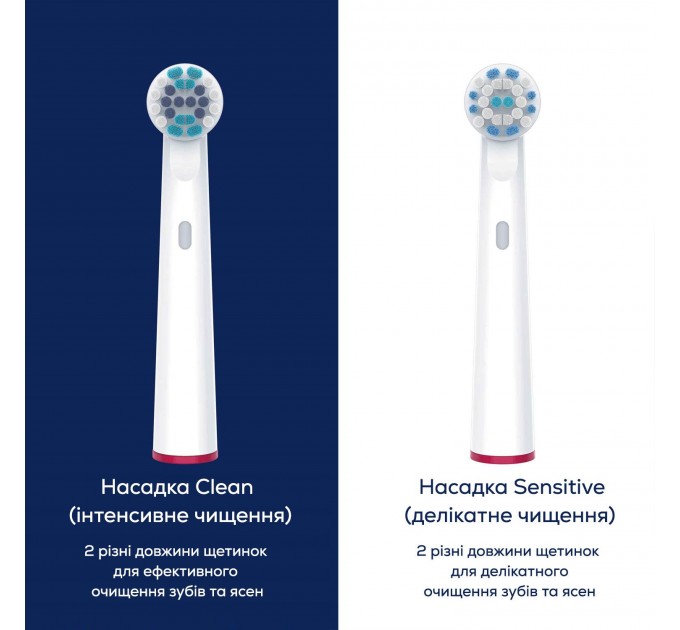 Насадки к зубным щеткам Beurer TB 15/30/50 Clean, интенсивная чистка, 4 шт в комплекте, белые