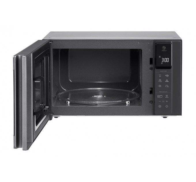 Микроволновая печь LG, 25л, электр. управл., 1000Вт, гриль, дисплей, серебристый
