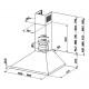 Витяжка Faber купольні, 90см, 718м.куб/год, Value Pb Bk A90, чорний