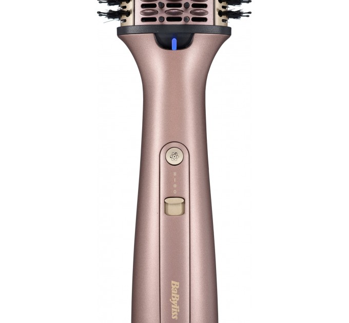 Фен-щітка Babyliss Air Power Volume, 1000Вт, 2 режими, дифузор, іоніз-я, хол. обдув, кераміка, рожевий