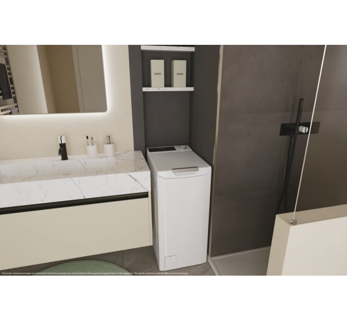 Стиральная машина Candy вертикальная, 6кг, 1200, A+++, 60см, дисплей, инвертор, белый