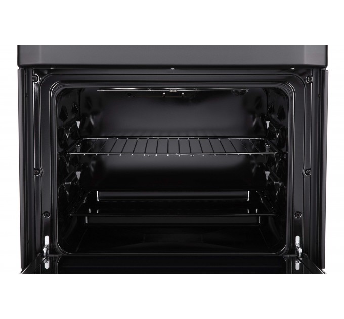 Плита ARDESTO комбі 2 газ + 2 електро, 58л, 60x60см, підсвічування, форсунки LPG (підключення газового балона), чорний