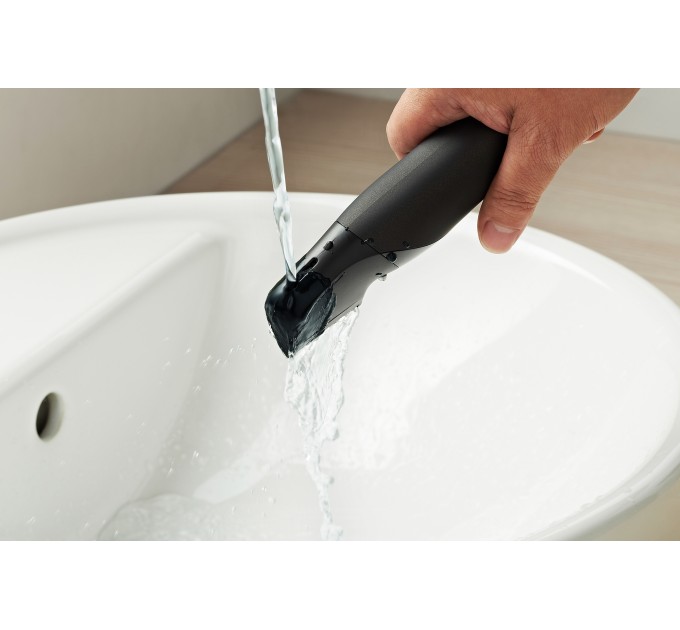 Тример Panasonic, для бороди, вусів, голови та тіла, мережа+акум., насадок-2, чохол, швидка зарядка, чорно-золотий