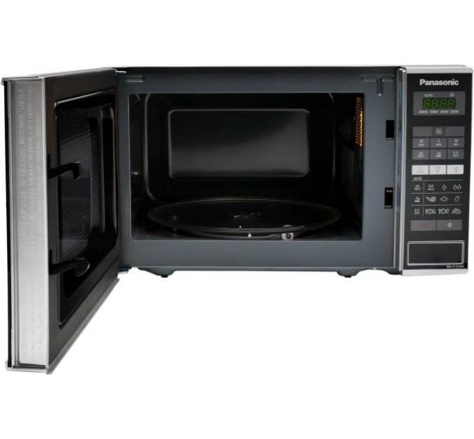 Микроволновая печь Panasonic, 20л, 800Вт, дисплей, откр.кнопкой, нерж