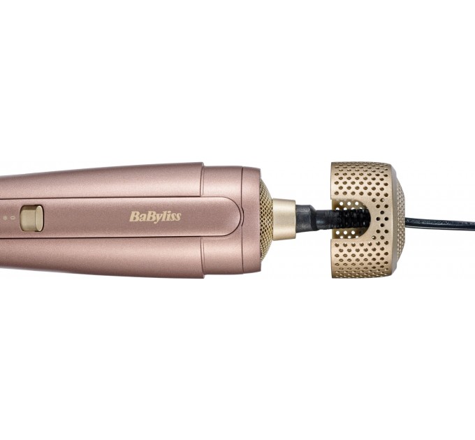 Фен-щітка Babyliss Air Power Volume, 1000Вт, 2 режими, дифузор, іоніз-я, хол. обдув, кераміка, рожевий