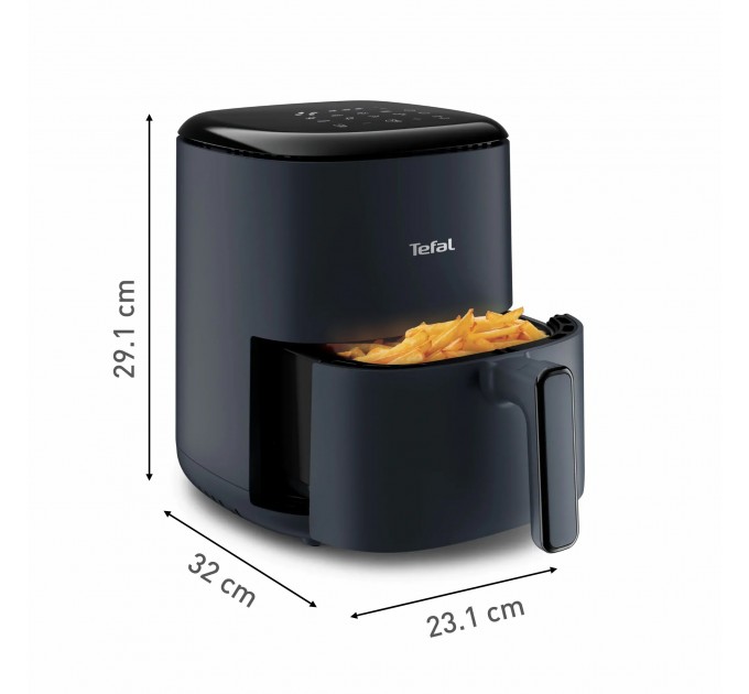 Мультипечь Tefal EasyFry Compact, 1300Вт, чаша-3л, сенсорное управл., пластик, темно-синий