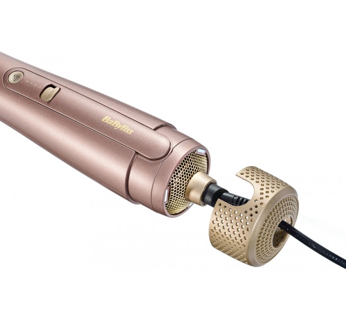 Фен-щітка Babyliss Air Power Volume, 1000Вт, 2 режими, дифузор, іоніз-я, хол. обдув, кераміка, рожевий