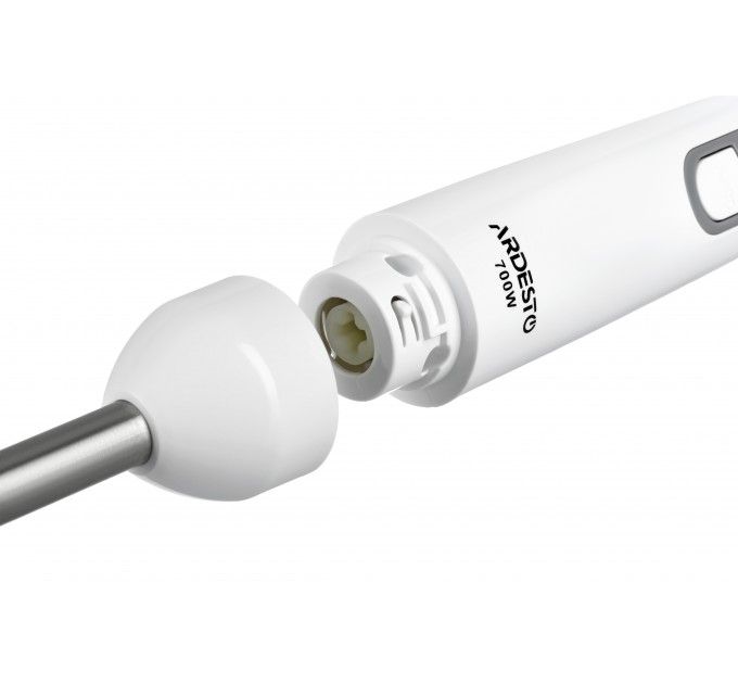 Блендер заглибний ARDESTO 700Вт, 3в1, чаша-600мл, білий