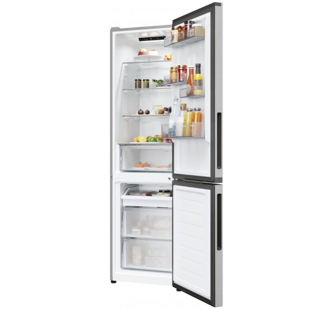 Холодильник Candy з нижн. мороз., 182.5x54.5х60, холод.відд.-197л, мороз.відд.-82л, 2дв., А+, NF, нерж