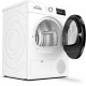 Сушильная машина Bosch тепловой насос, 8кг, A++, 60см, дисплей, белый