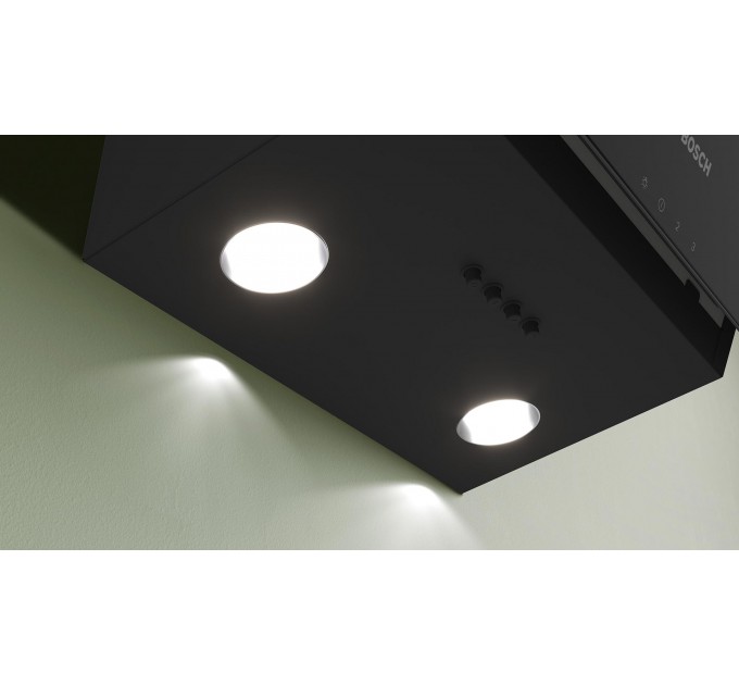 Вытяжка Bosch наклонная, 60см, 360м.куб/ч, черный