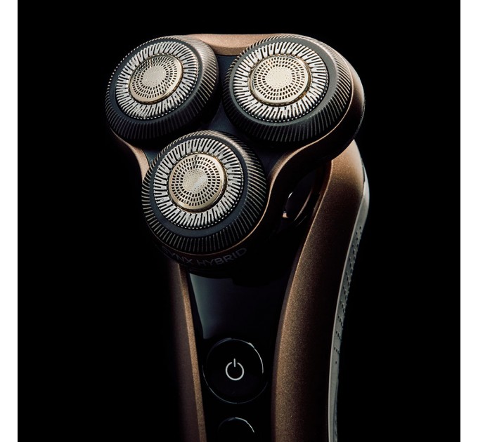 Бритва електр. Remington X9 Limitless X роторная, бритв.головок-3, от сети, сух.+влажн., триммер, водонепрон., быстрая зарядка, черно-коричневый