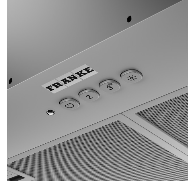 Витяжка Franke вбудовувана, 70см, 1250м.куб/год, Box Flush Basic FBFE LG A70, cвітло-сірий