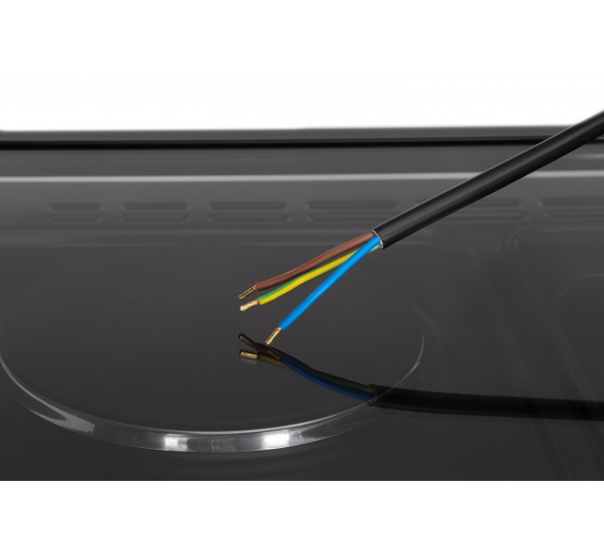 Плита ARDESTO комбі 2 газ + 2 електро, 58л, 60x60см, підсвічування, форсунки LPG (підключення газового балона), чорний