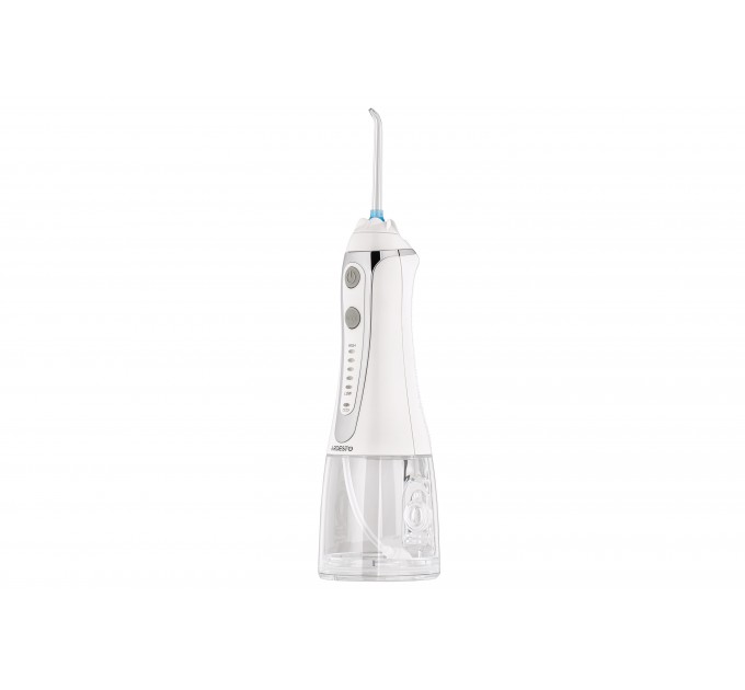 Іригатор ARDESTO портативний, чаша 300 мл, Li-ion акум. в компл., чохол, 7 насадок, білий