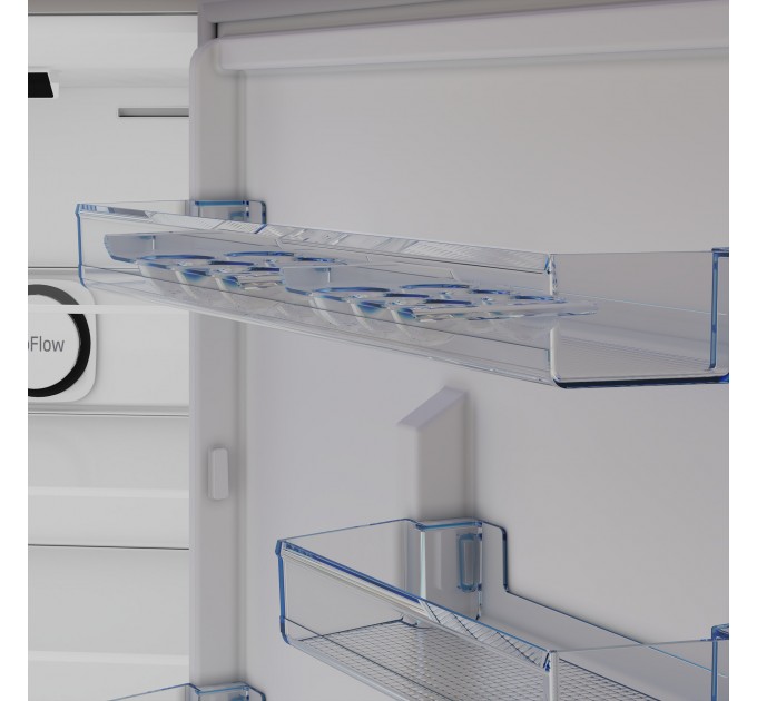 Холодильник Beko с нижн. мороз., 192x70x74.5, xолод.отд.-2340л, мороз.отд.-150л, 2дв., А++, NF, дисплей, HarvestFresh, нерж