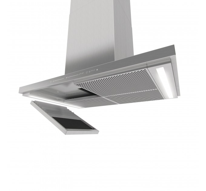 Вытяжка Gorenje наклонная, 60см, 608м.куб/ч, черный