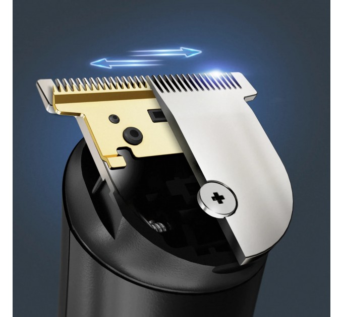 Триммер Rowenta Sport Collection для головы и тела, сеть+акум., роторный мотор, насадок-18, чехол, титан.напыл., черный