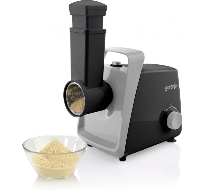 М'ясорубка Gorenje, 1600Вт, 2,2кг/хв, 2 решітки, пластик+метал, чорний