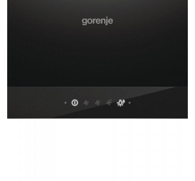 Витяжка Gorenje купольна, 90см, 650м.куб/год, чорний