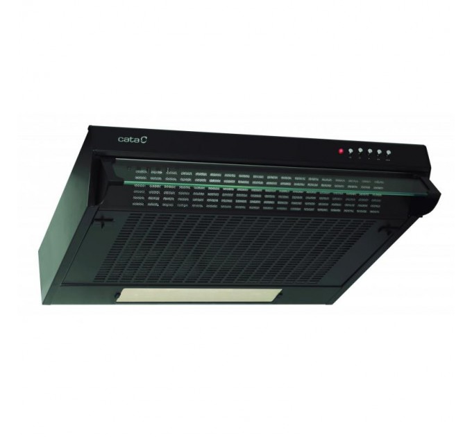Вытяжка Cata плоская, 60см, 350м.куб/ч, F 2060 bk, черный