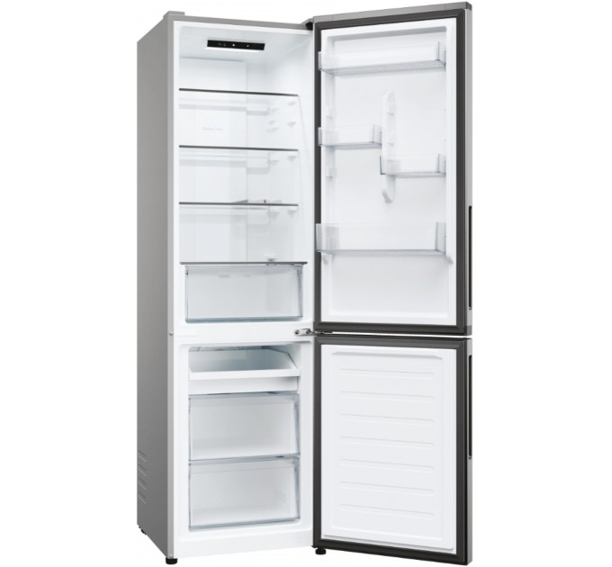 Холодильник Candy з нижн. мороз., 182.5x54.5х60, холод.відд.-197л, мороз.відд.-82л, 2дв., А+, NF, нерж