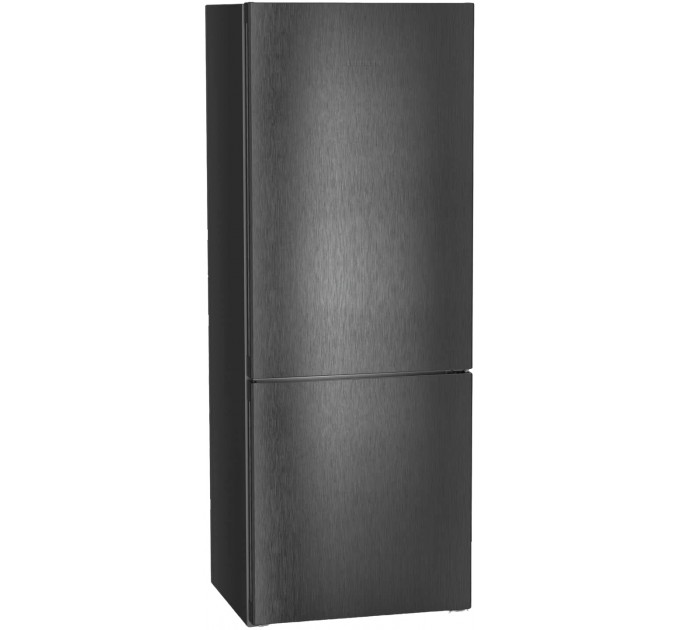 Холодильник Liebherr з нижн. мороз., 201.5x74.7х67.5, холод.відд.-346л, мороз.відд.-128л, 2дв., A++, NF, диспл внутр., чорний