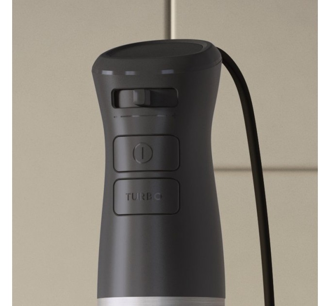 Блендер Electrolux заглибний 1000Вт, 4в1, чаша-700мл, чопер, насадка для пюре, чорний-метал