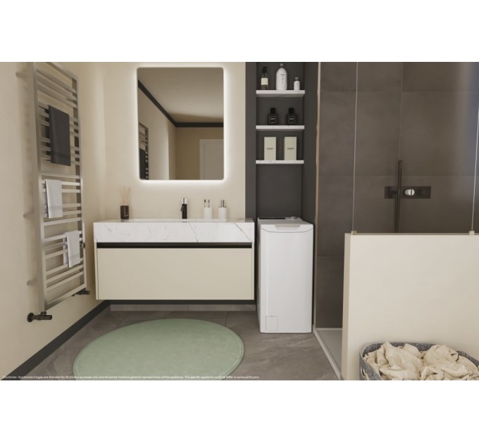 Стиральная машина Candy вертикальная, 6кг, 1200, A+++, 60см, дисплей, инвертор, белый