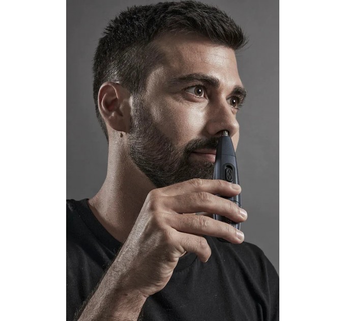 Тример Rowenta Specialist, для бороди, вусів і носа, ААx1, вібраційний мотор, насадок-5, титан.напил., синій