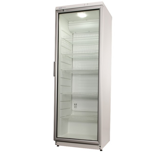 Холодильна вітрина Snaige, 173x60х60, 350л, полиць -5, зон - 1, бут-154, 1дв., ST, алюмін.двері, білий