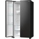 Холодильник SBS Gorenje, 179х67х92см, 2 дв., 356(191)л, А++, NF+, Инв. , Зона св-ти, Внешн.диспл, черный