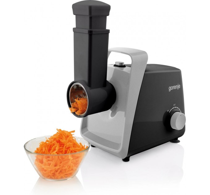 М'ясорубка Gorenje, 1600Вт, 2,2кг/хв, 2 решітки, пластик+метал, чорний