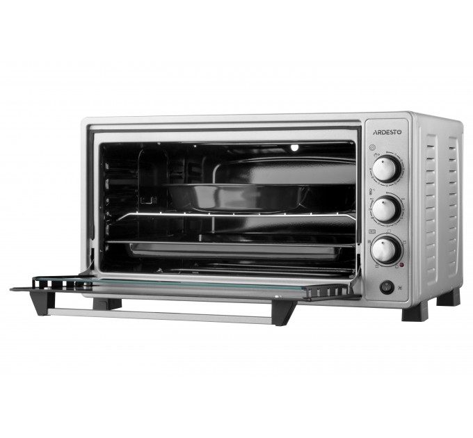 Печь электрическая ARDESTO, 48л, 1700Вт, механич., конвенция, двойное стекло, вертел, серый