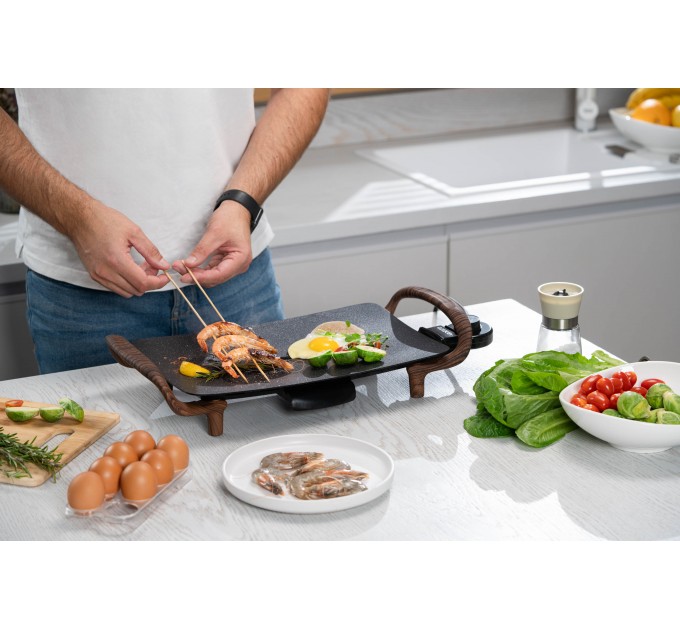 Гриль ARDESTO барбекю, 1500Вт, темп. режимов, металл, черный