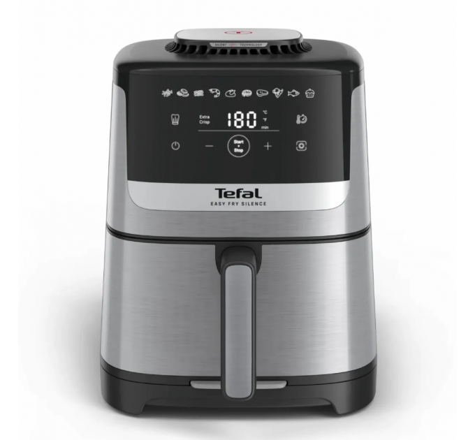 Мультипечь Tefal Easy Fry Silence, 1670Вт, чаша-5л, сенсорное управл., пластик, нерж. сталь, черный