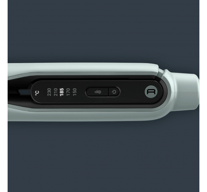 Випрямляч Rowenta Thermoglide, темп.режимів-5, 150-230С, іонізація, титан, світло-зелений