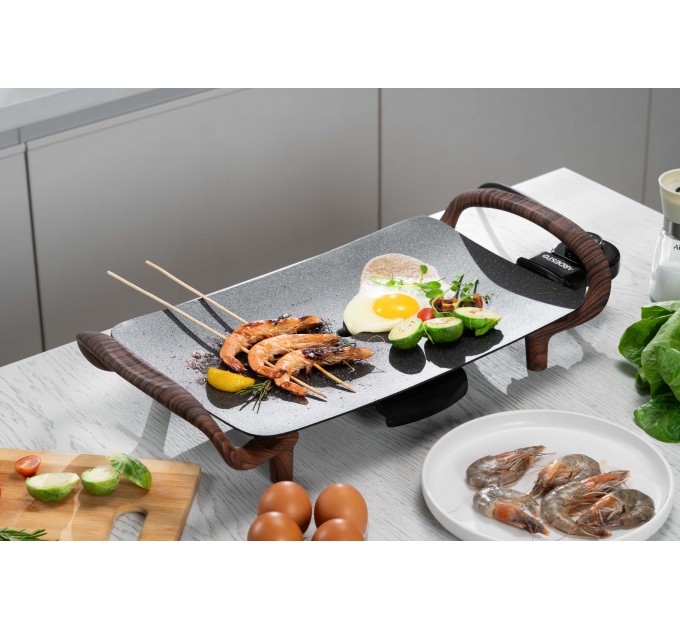 Гриль ARDESTO барбекю, 1500Вт, темп. режимов, металл, черный