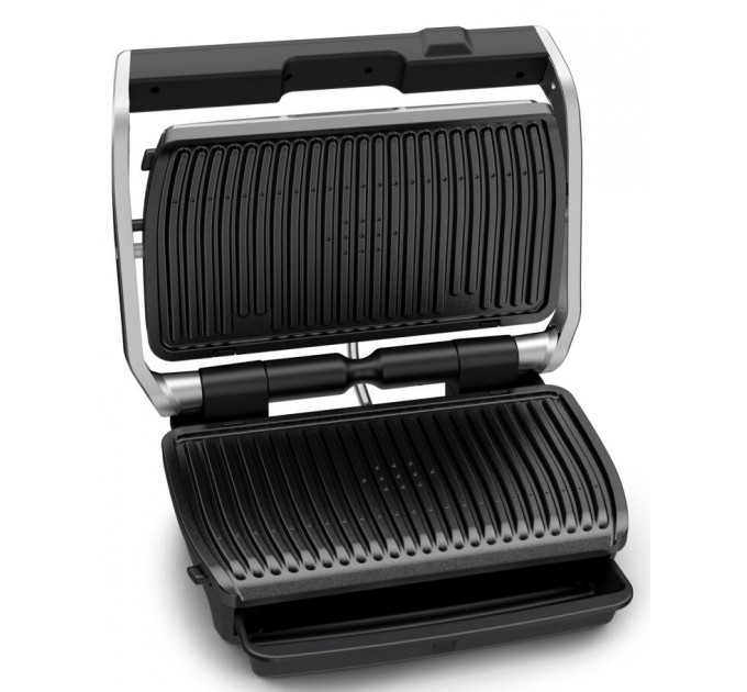 Гриль Tefal прижимной OptiGrill Elite XL 2200Вт, темп. режимов-16, съёмные пластины, металл