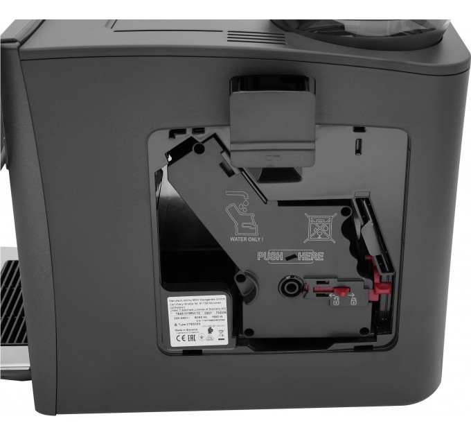 Кавомашина Siemens, 1.7л, зерно+мелена, автомат.капуч, LED-дисплей, авторецептів -8, чорний