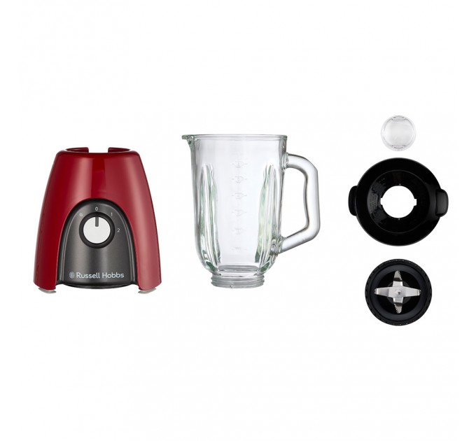 Блендер Russell Hobbs стаціонарний Desire Red, 650Вт, чаша-1500мл, червоний