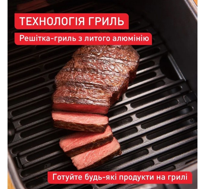 Мультипечь Tefal Easy Fry Silence, 1670Вт, чаша-5л, сенсорное управл., пластик, нерж. сталь, черный