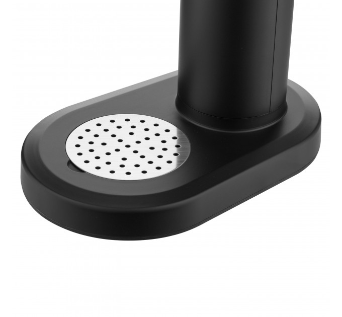 Сифон для газування води ARDESTO, підключення балону- різьба, пляшка 1л, важіль, чорний